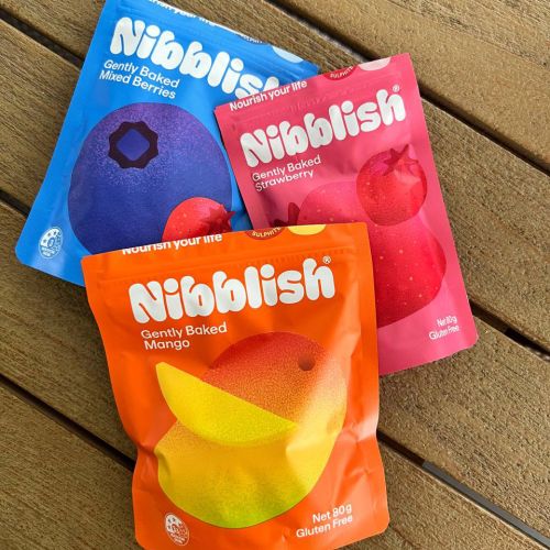 Nibblish Gently Baked Mixed Berries 80g