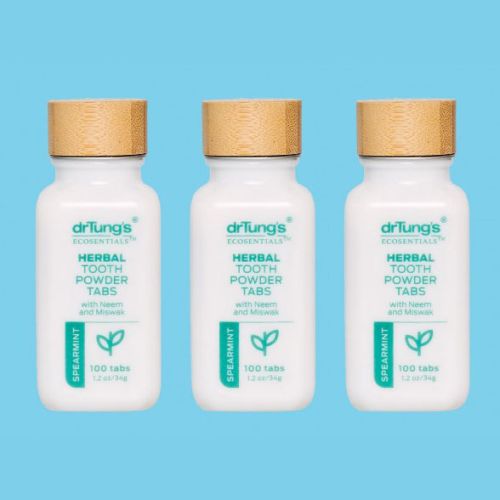 Dr Tung's Herbal Tooth Powder Tabs 100 tablets Spearmint