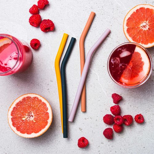 evereco-silicone-straws-4packbent