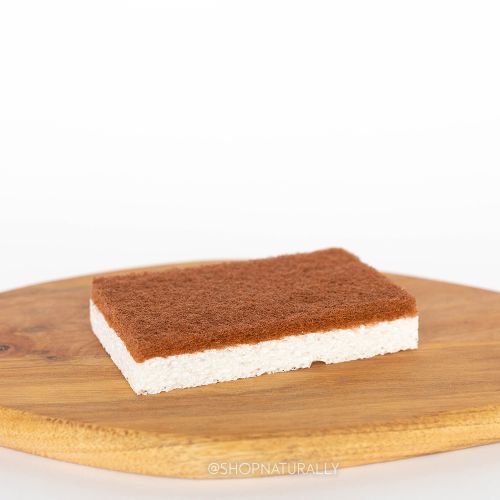 Buy The Happy Sparrow Coconut Scourer Sponge 5 pack online
