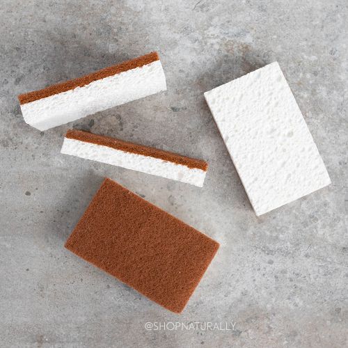 Buy The Happy Sparrow Coconut Scourer Sponge 10 Pack online