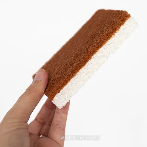Buy The Happy Sparrow Coconut Scourer Sponge 5 pack online