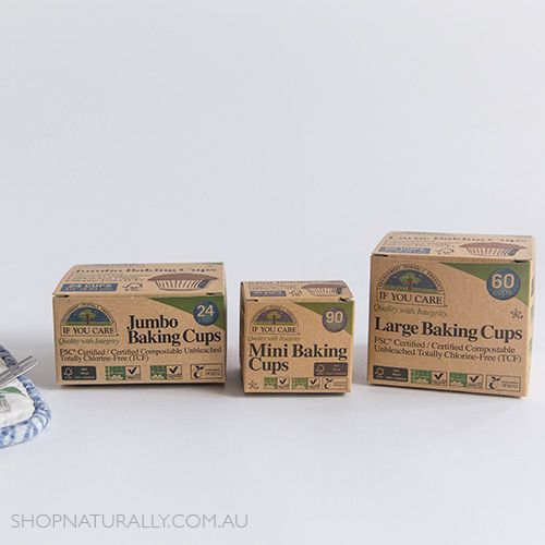 If You Care Unbleached Chlorine Free Baking Cups Mini 90 Pack