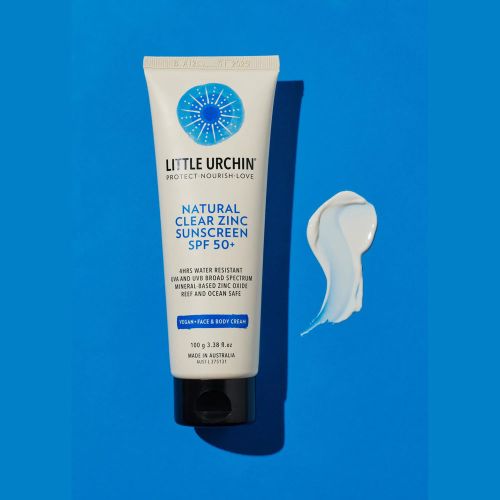 Little Urchin Natural Sunscreen Clear Zinc SPF50+ 100g