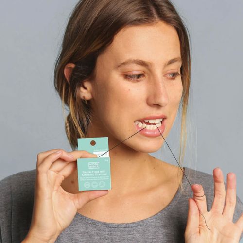 Noosa Basics Bamboo Charcoal Dental Floss Spearmint