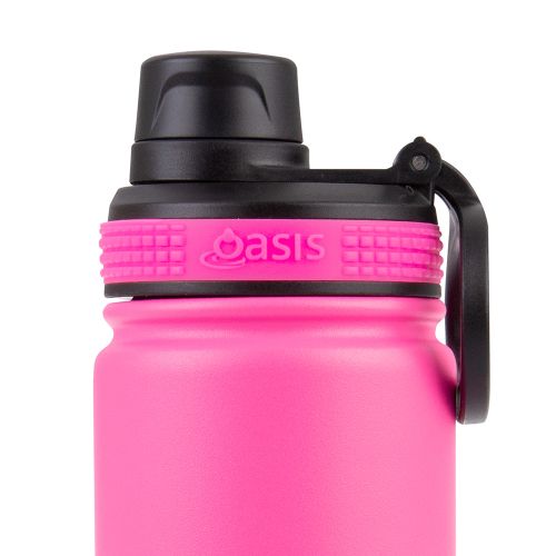 Buy Neon Pink Oasis 550ml Insulated Bottle