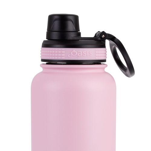Buy Oasis 1.1L Pink Carnation Insulated Water Bottle
