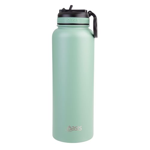 Buy Oasis insulated 1.1L Sage Green water bottle online