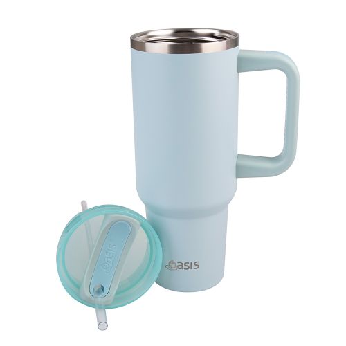 Oasis Insulated Tumbler with Straw Sea Mist 1.2L
