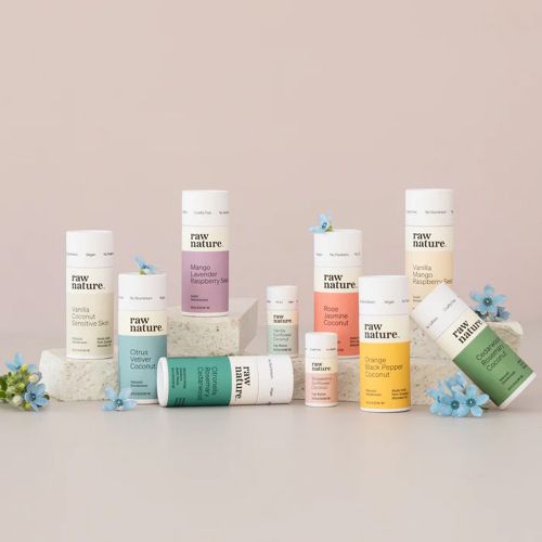 Raw Nature Natural Deodorant Stick Rose & Jasmine 50g