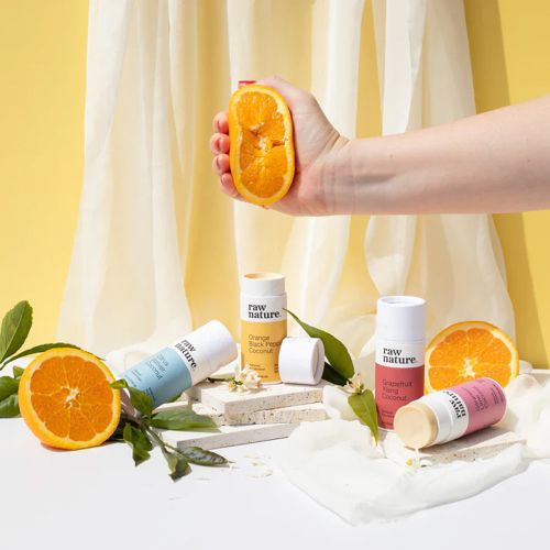 Raw Nature Natural Deodorant Stick Citrus & Vetiver 50g