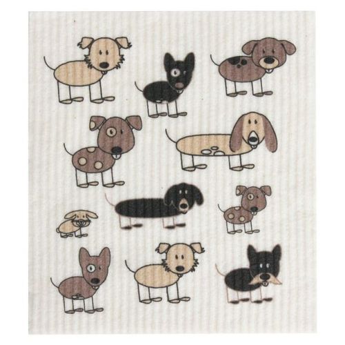 Buy Retro Kitchen Swedish Dish Cloth Dogs Online