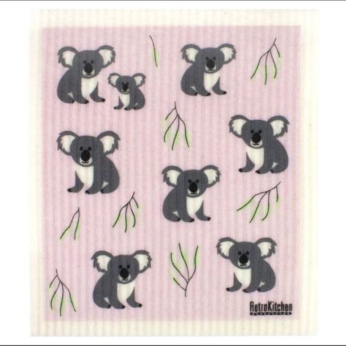 Buy Retro Kitchen Swedish Dish Cloth Koalas Online