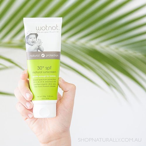 Wotnot Natural Baby Sunscreen SPF30 100g
