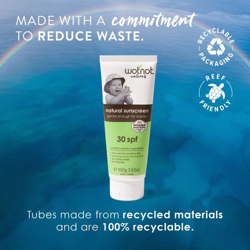 Wotnot Natural Baby Sunscreen SPF30 100g
