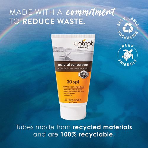 Wotnot Natural Sunscreen SPF30 150g