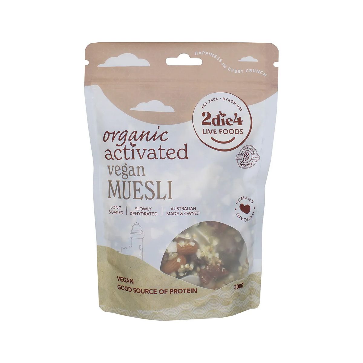 2die4 Live Foods Organic Activated Muesli Vegan 300g