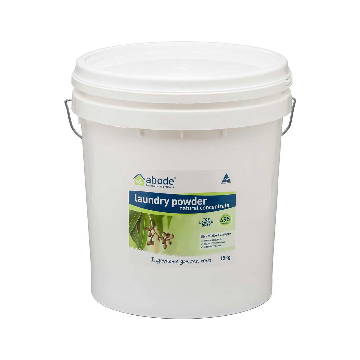 Abode Natural Laundry Powder Eucalyptus 15kg