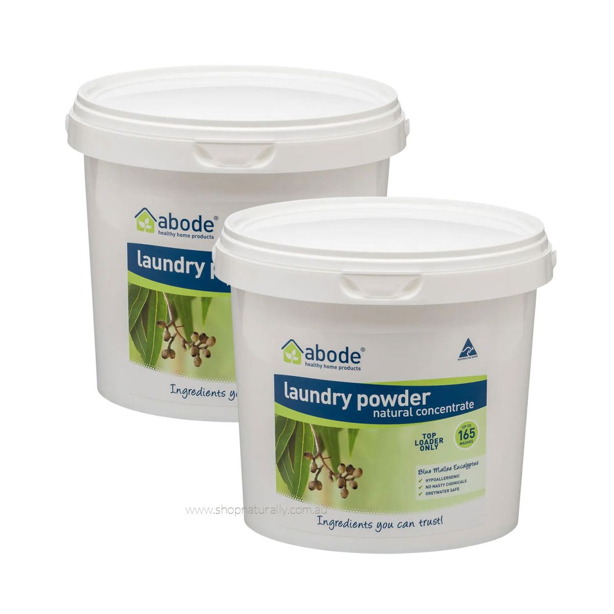 Abode Natural Laundry Powder Eucalyptus 8kg
