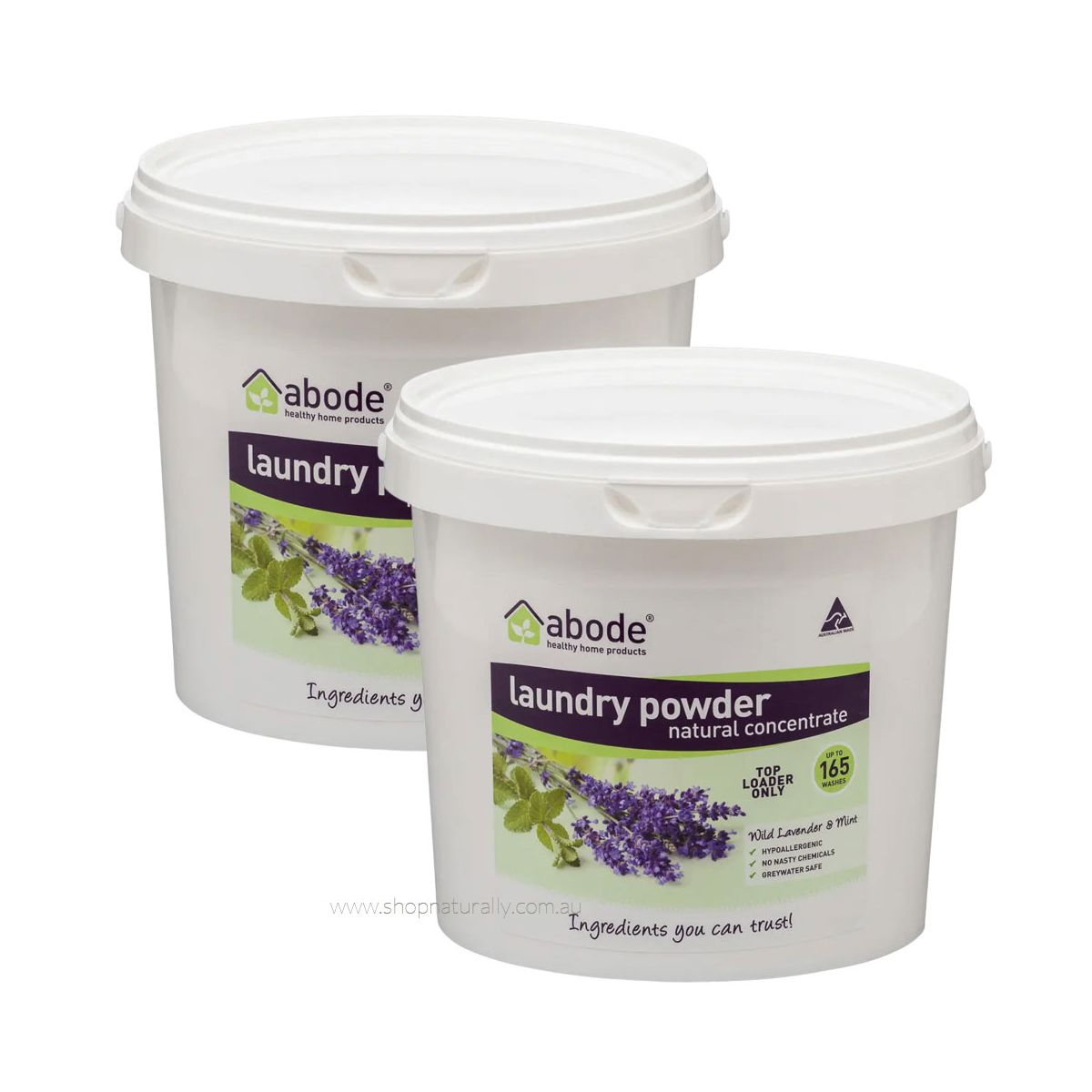 Abode Natural Laundry Powder Lavender & Mint 8kg