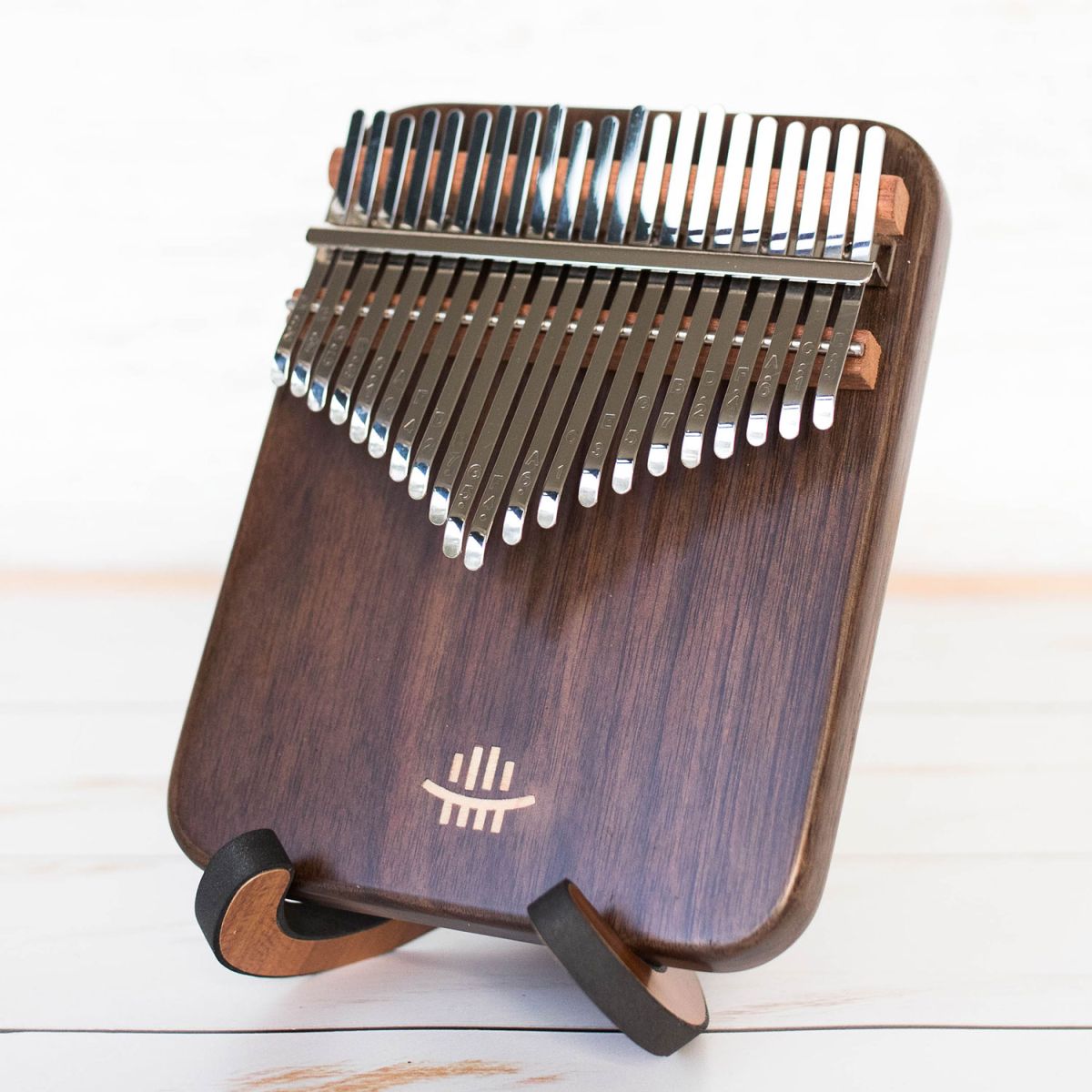 Hluru Kalimba 21 Key Solid Walnut in C Major
