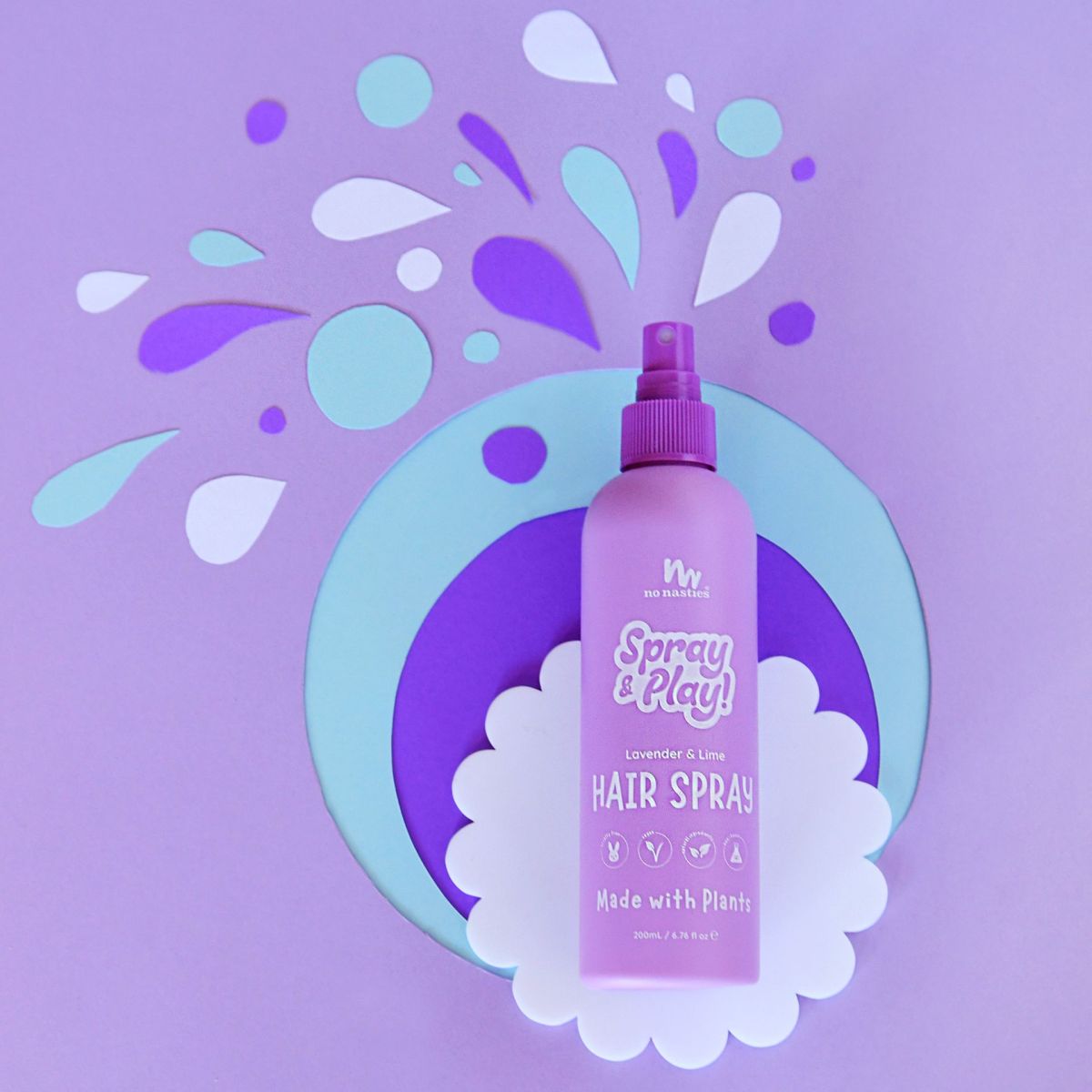 No Nasties Natural Hair Spray 200ml