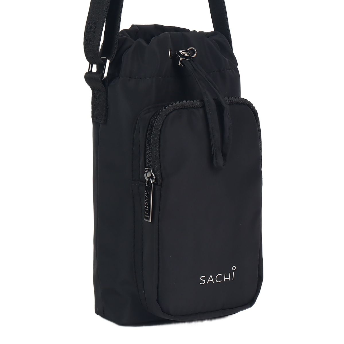 Sachi Crossbody Lite Insulated Water Bottle Bag Black