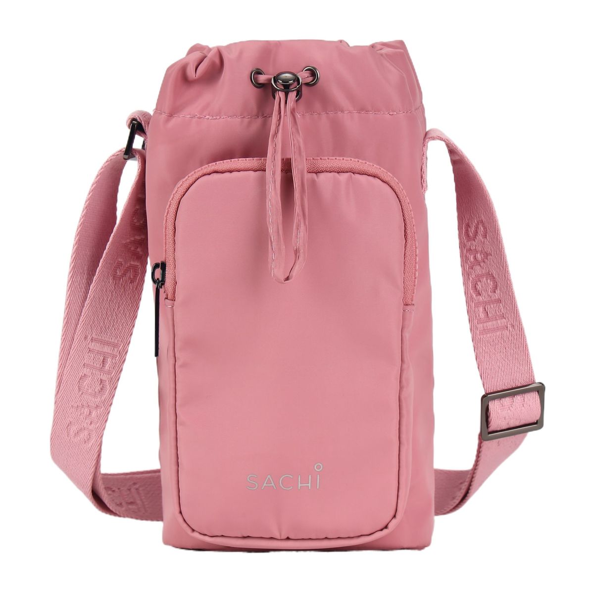 Sachi Crossbody Lite Insulated Water Bottle Bag Blush Pink