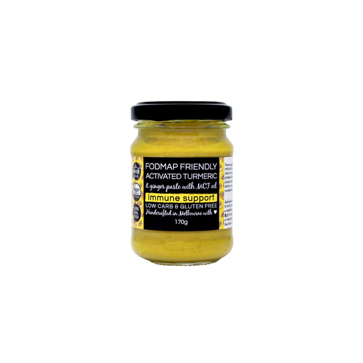 The Broth Sisters Activated Turmeric & Ginger Paste with MCT Oil 170g