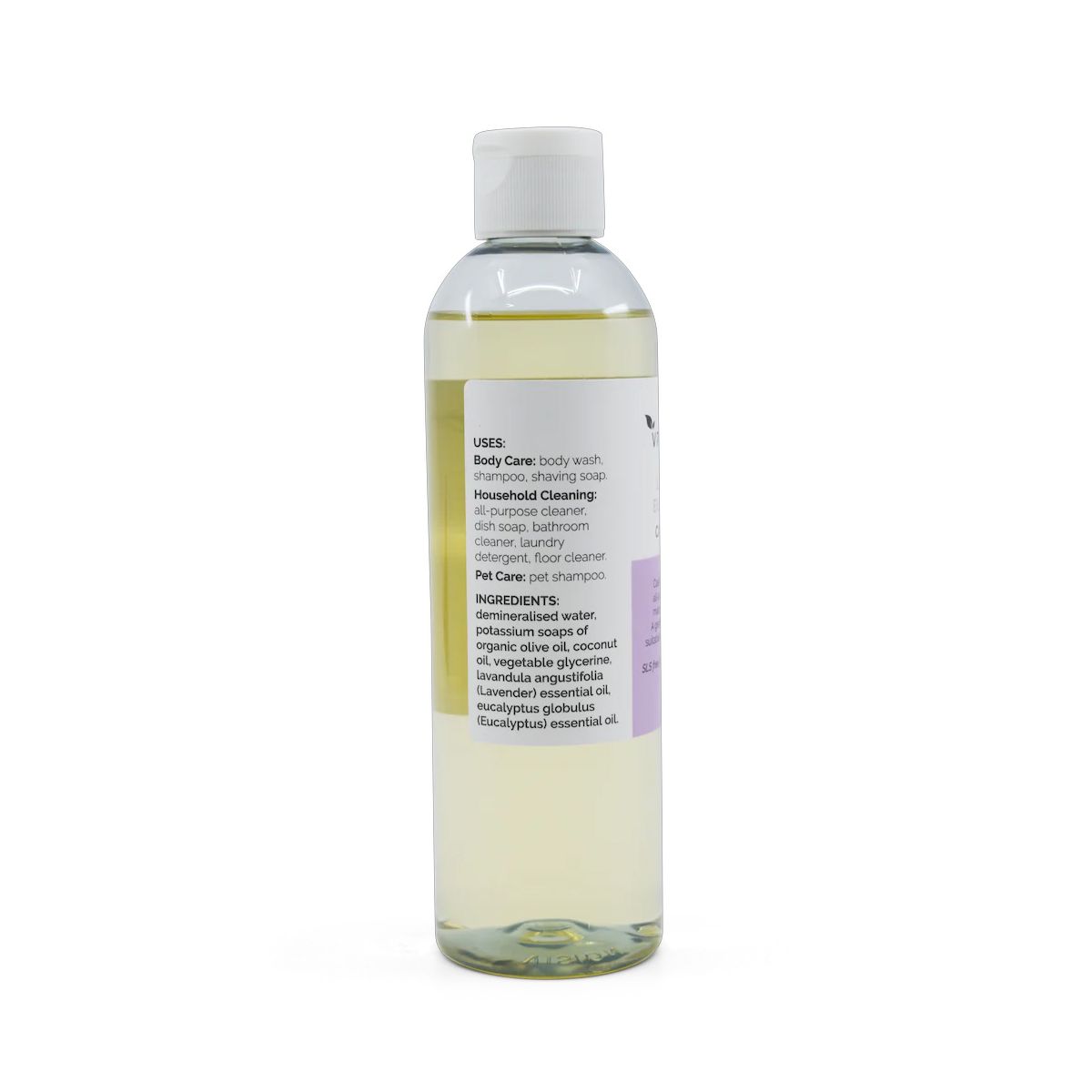 Vrindavan Castile Soap Lavender & Eucalyptus 250ml