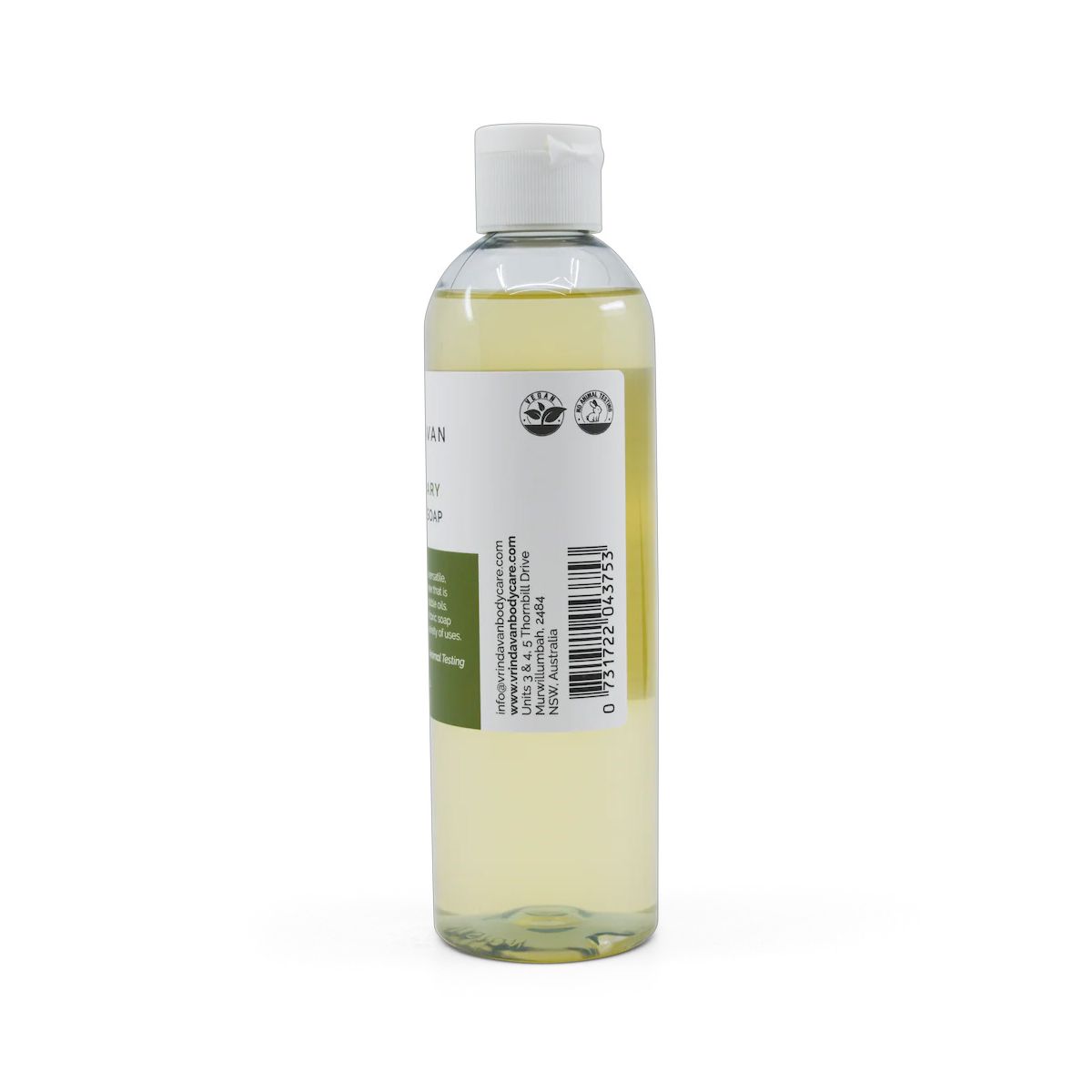 Vrindavan Castile Soap Rosemary 250ml
