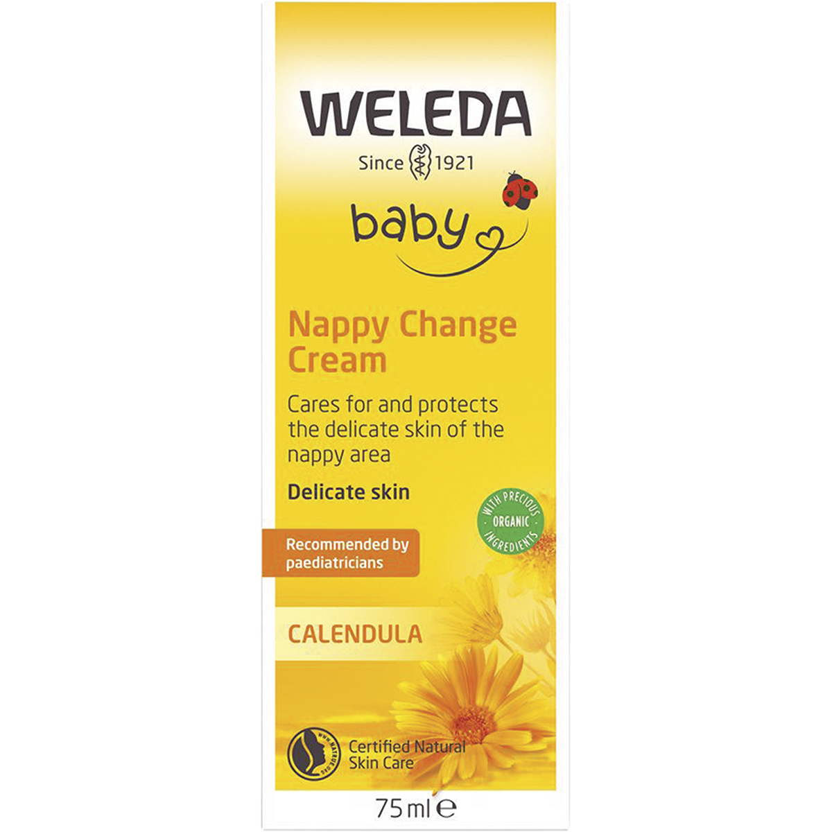 Weleda Calendula Nappy Change Cream 75ml - 3 Pack