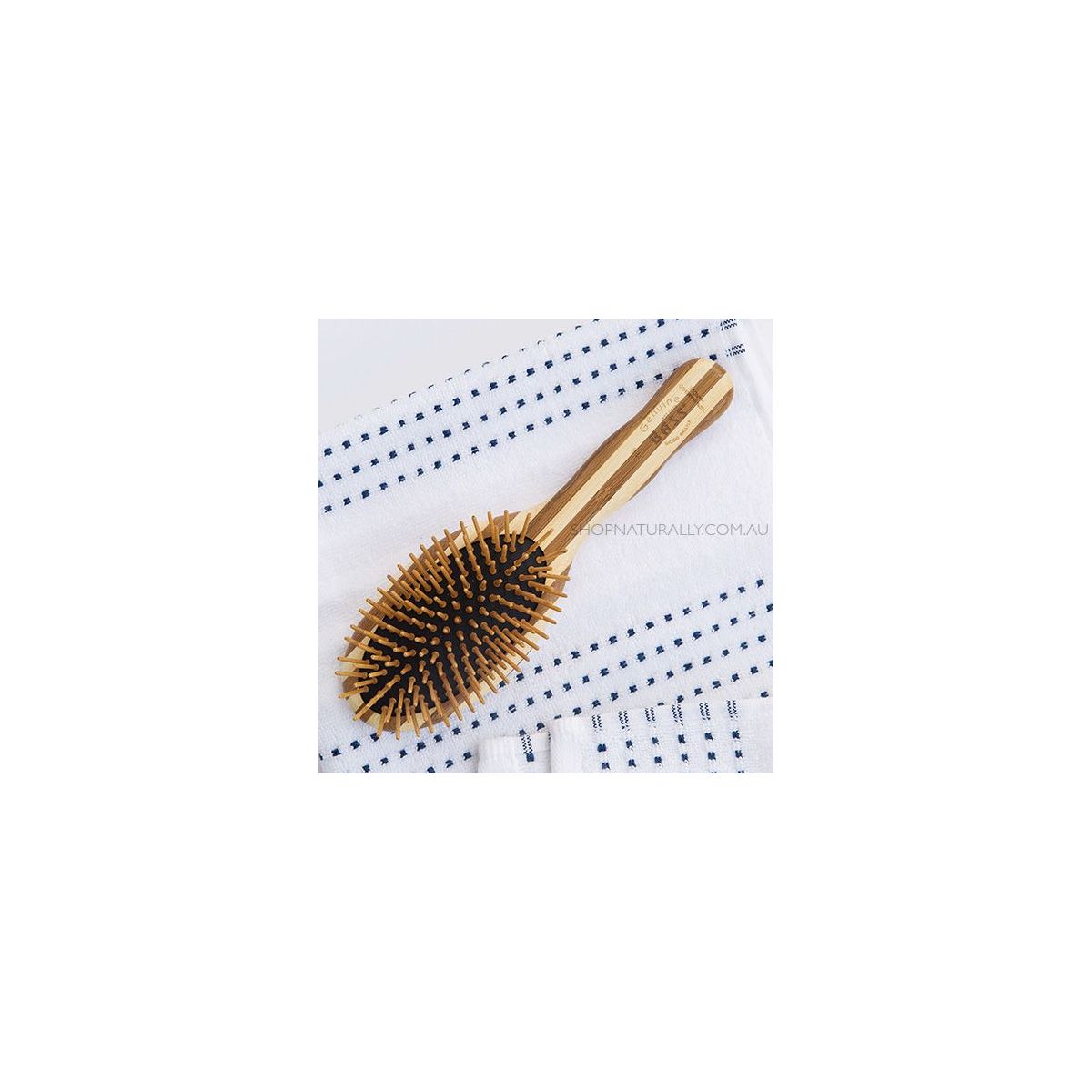 Buy Bass Brushes Bamboo Wood Hair Brush Large Oval Online