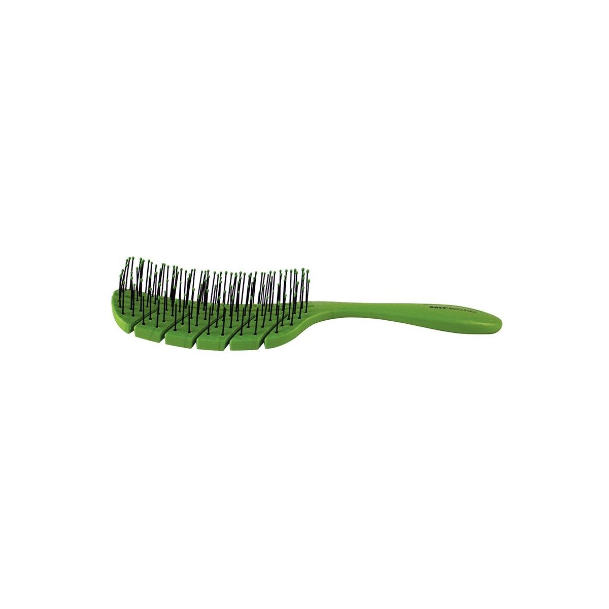 Bass Brushes Eco Flex Green Detangler Hair Brush