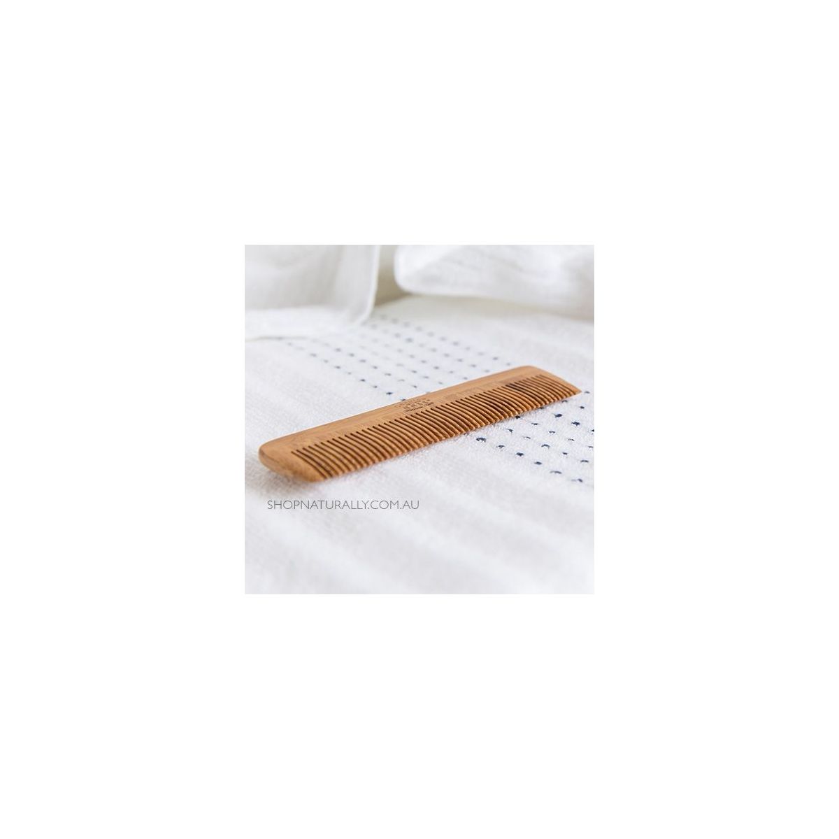 Bass Brushes Bamboo Wood Comb Pocket Size Fine Tooth
