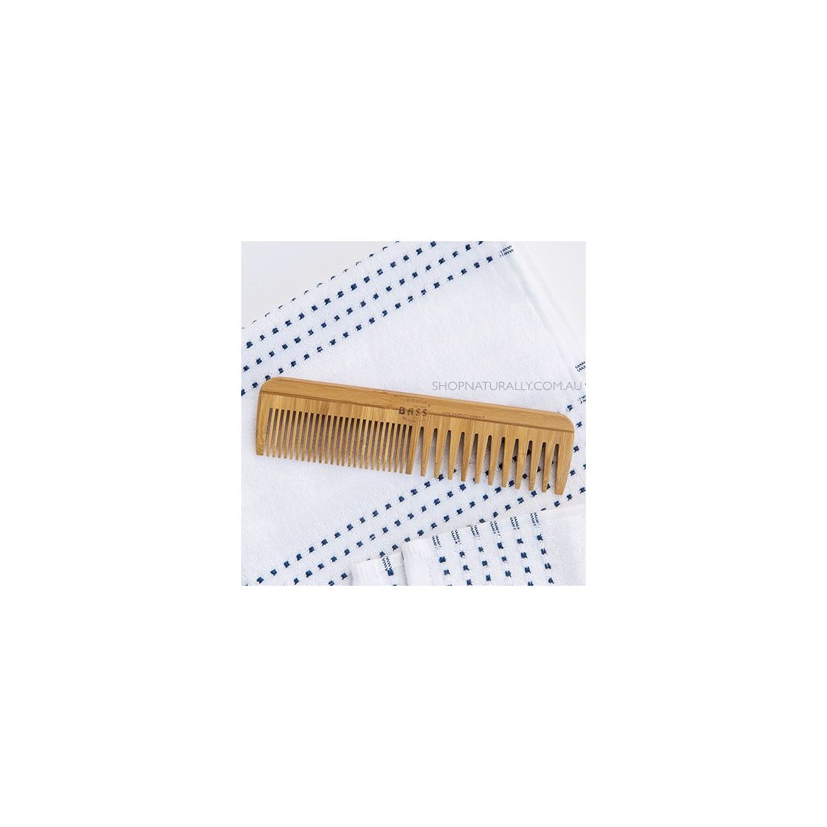 Buy Bass Brushes Bamboo Wood Comb Large Wide & Fine Online