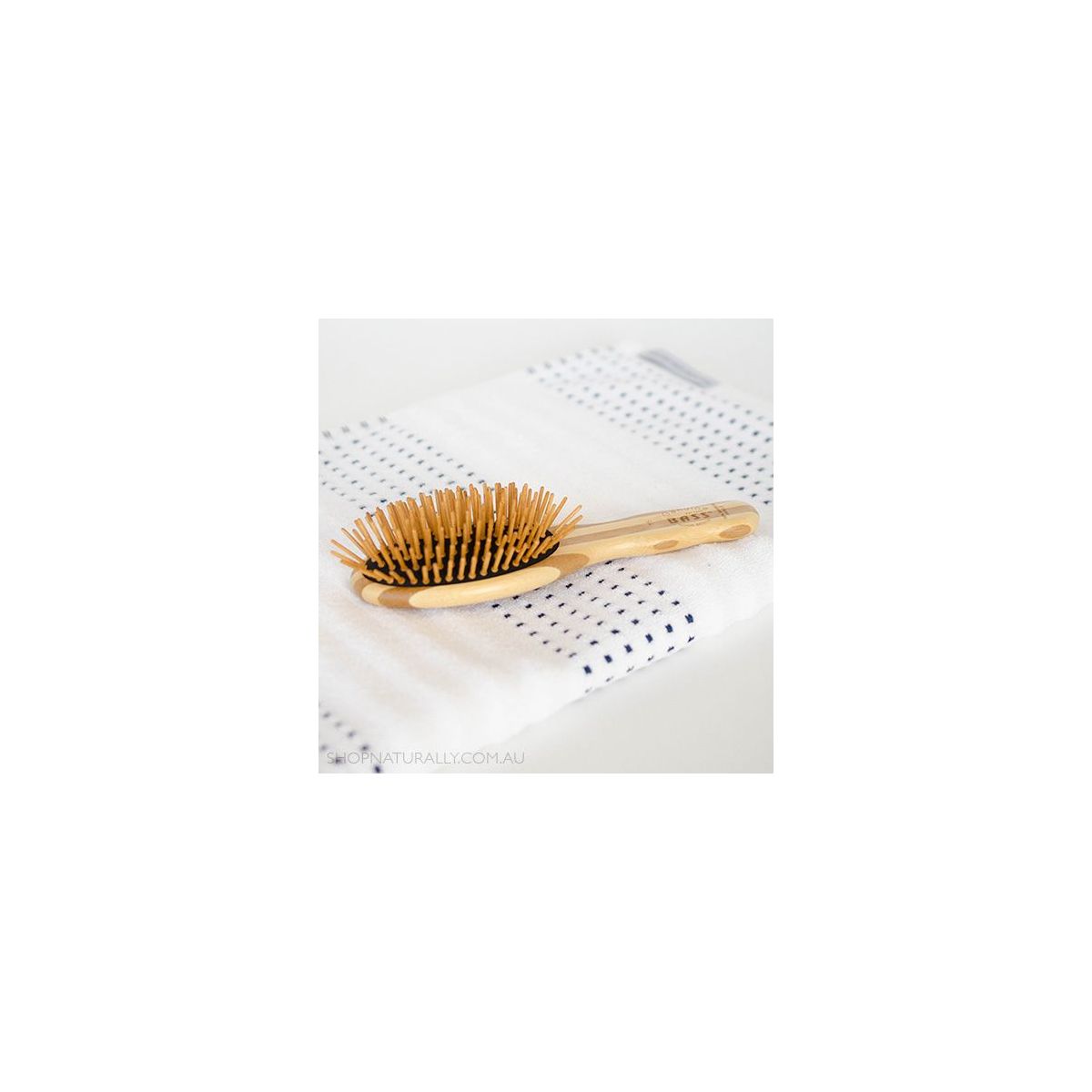 Buy Bass Brushes Bamboo Wood Hair Brush Small Oval Online
