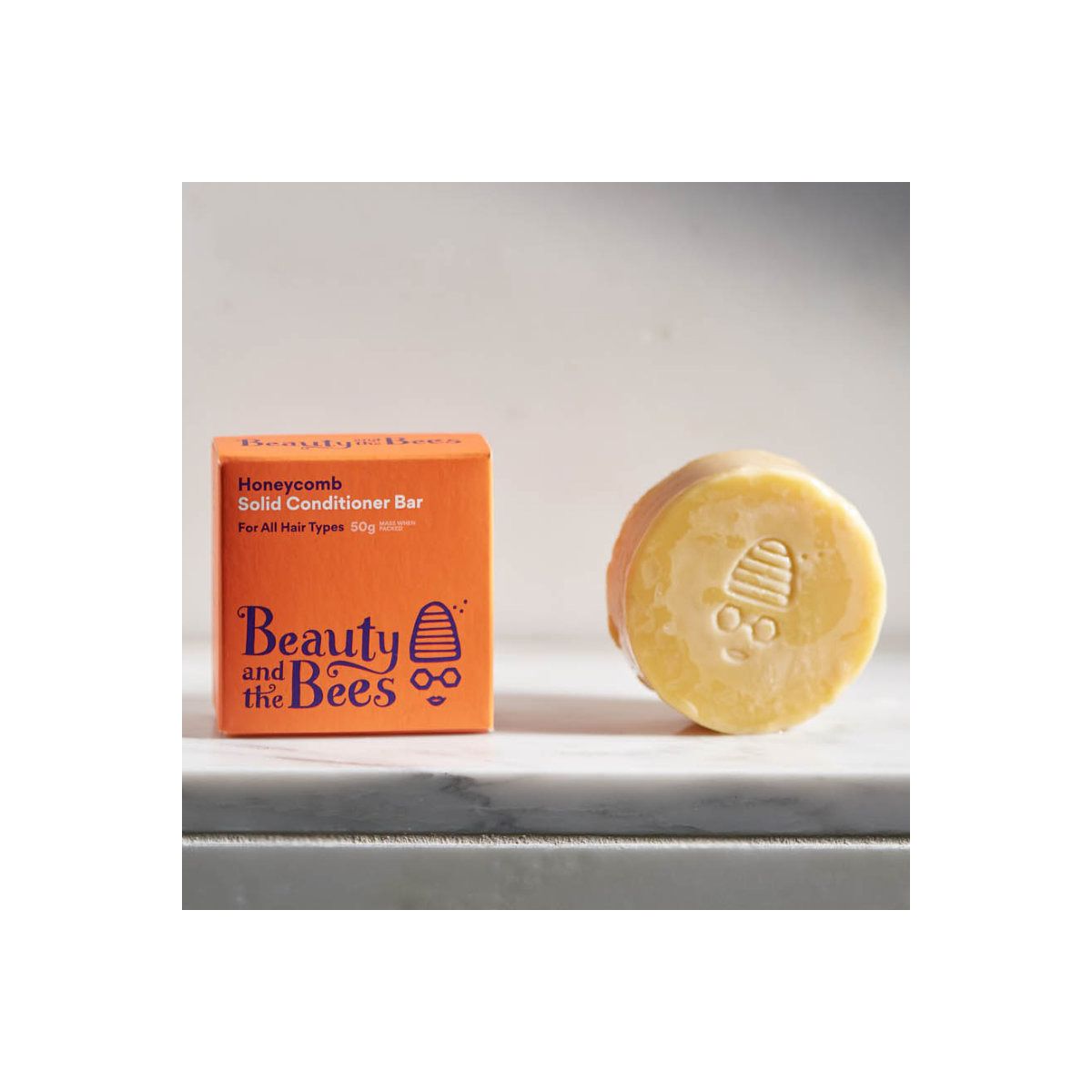 Beauty and the Bees Conditioner Bar Honeycomb 50g