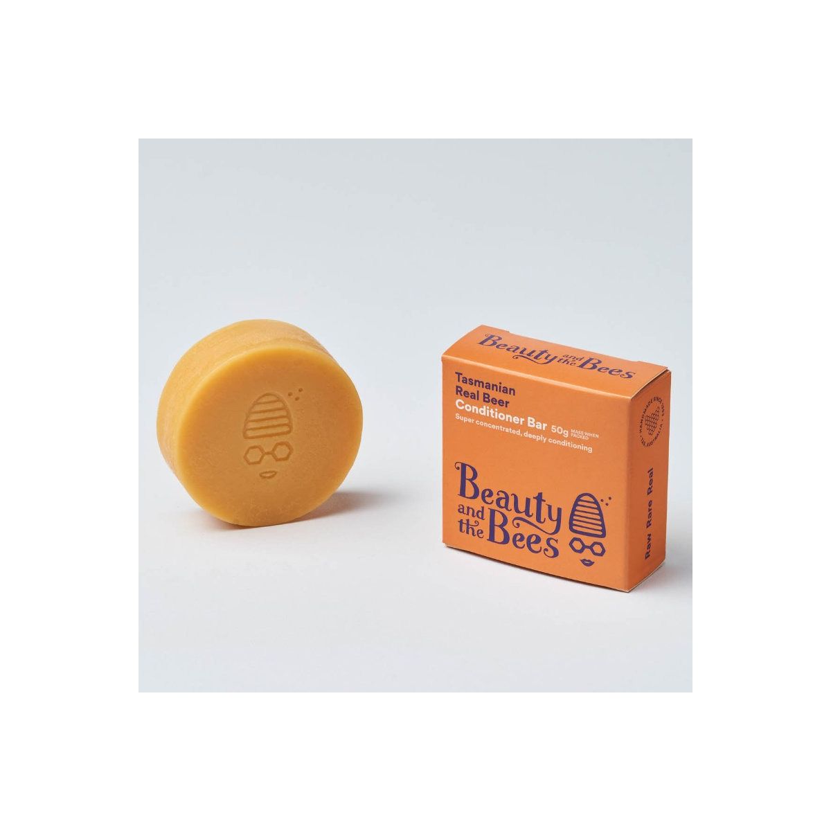 Beauty and The Bees Tasmanian Real Beer Conditioner Bar 50g
