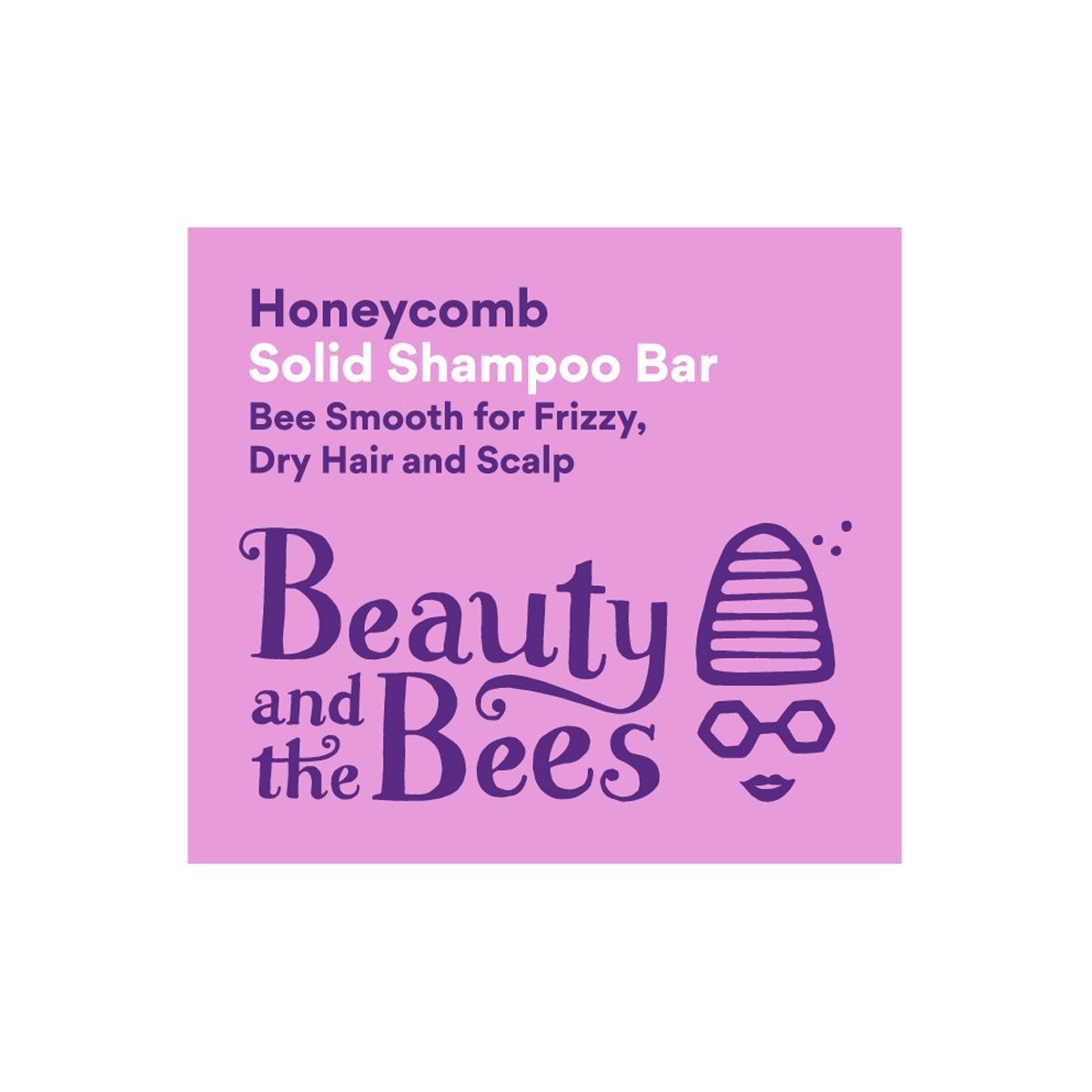 Beauty and the Bees Shampoo Bar pH Balanced for Dry or Frizzy Hair 100g