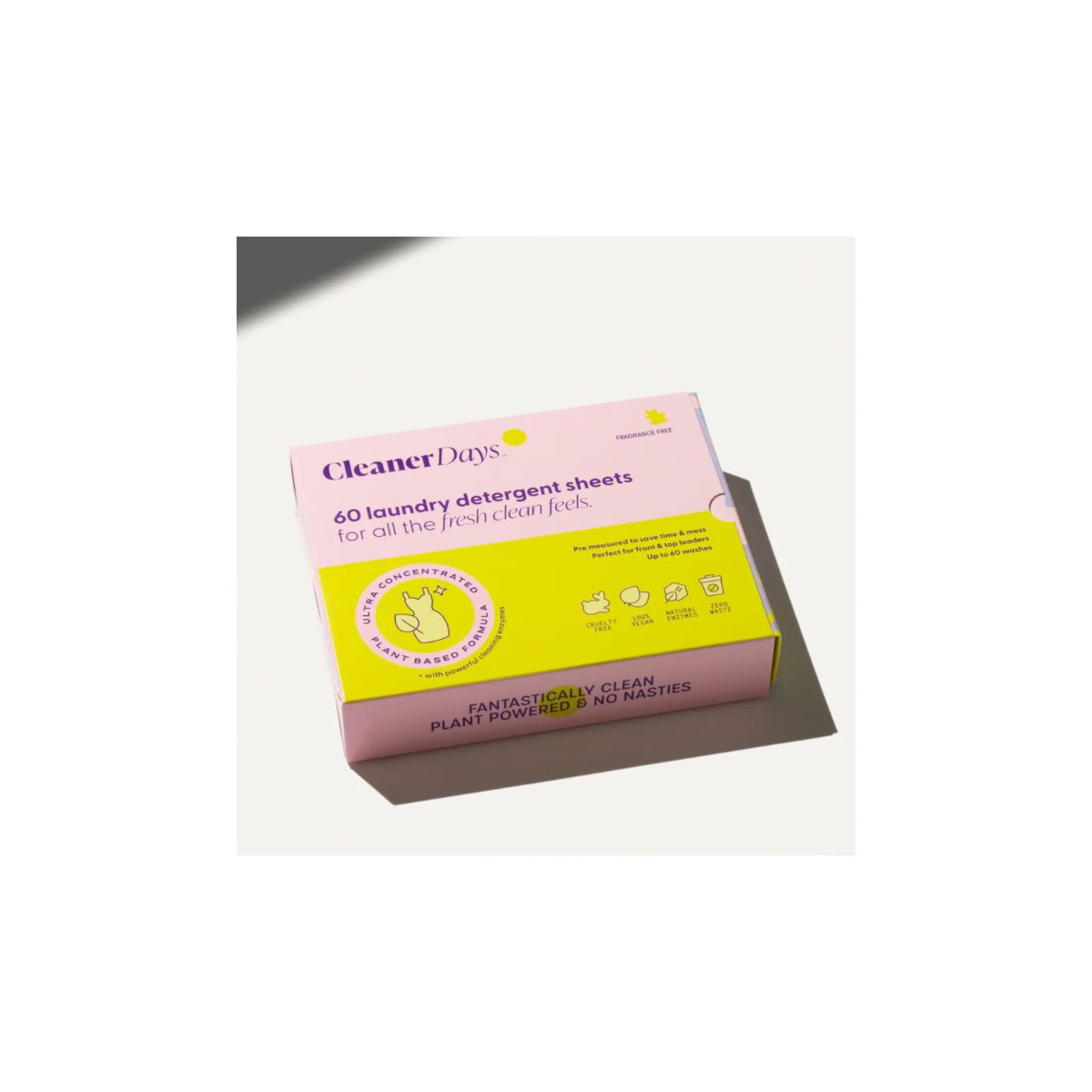 Fragrance Free Natural Laundry Detergent Sheets