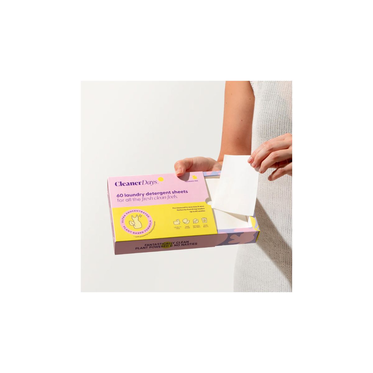Fragrance Free Natural Laundry Detergent Sheets