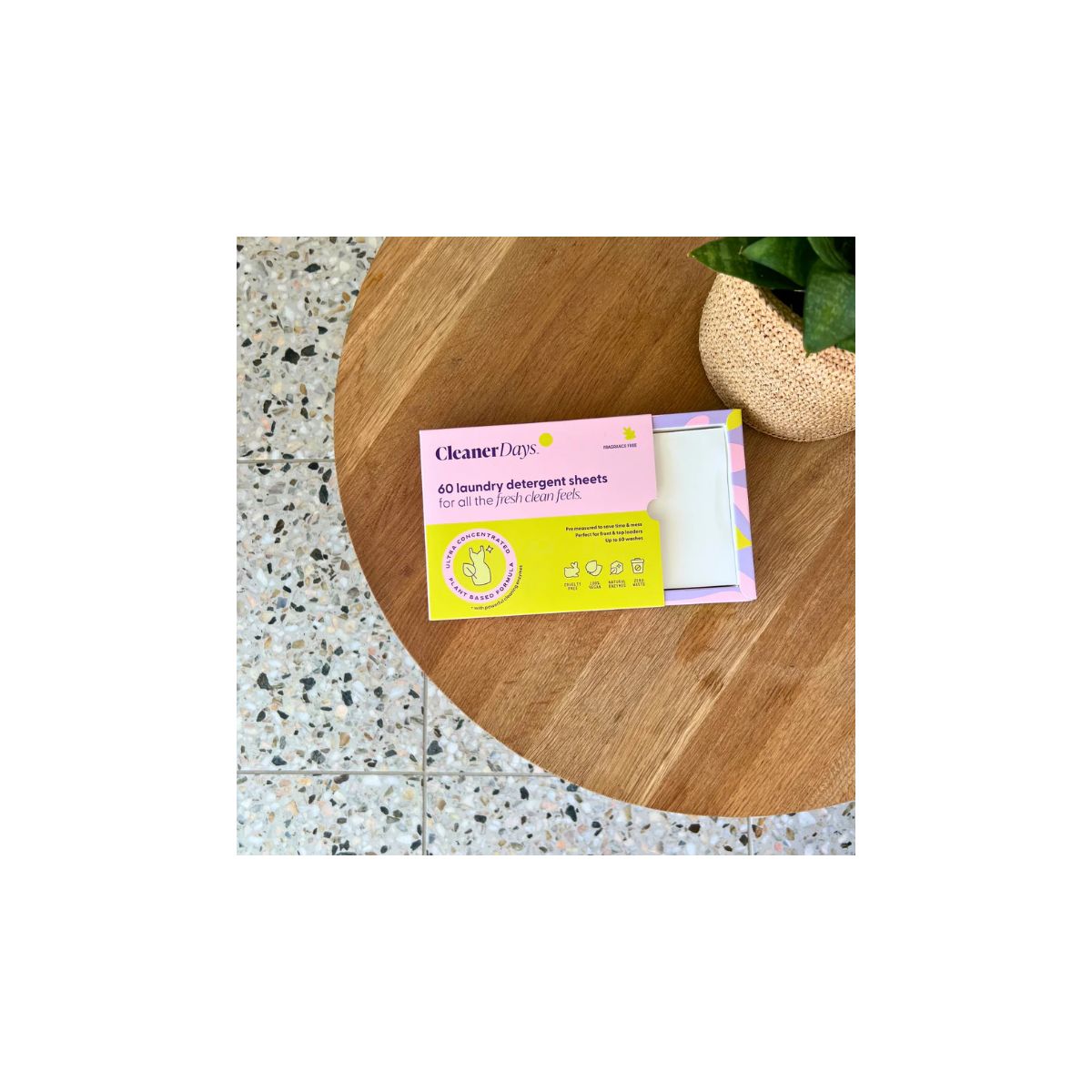 Fragrance Free Natural Laundry Detergent Sheets