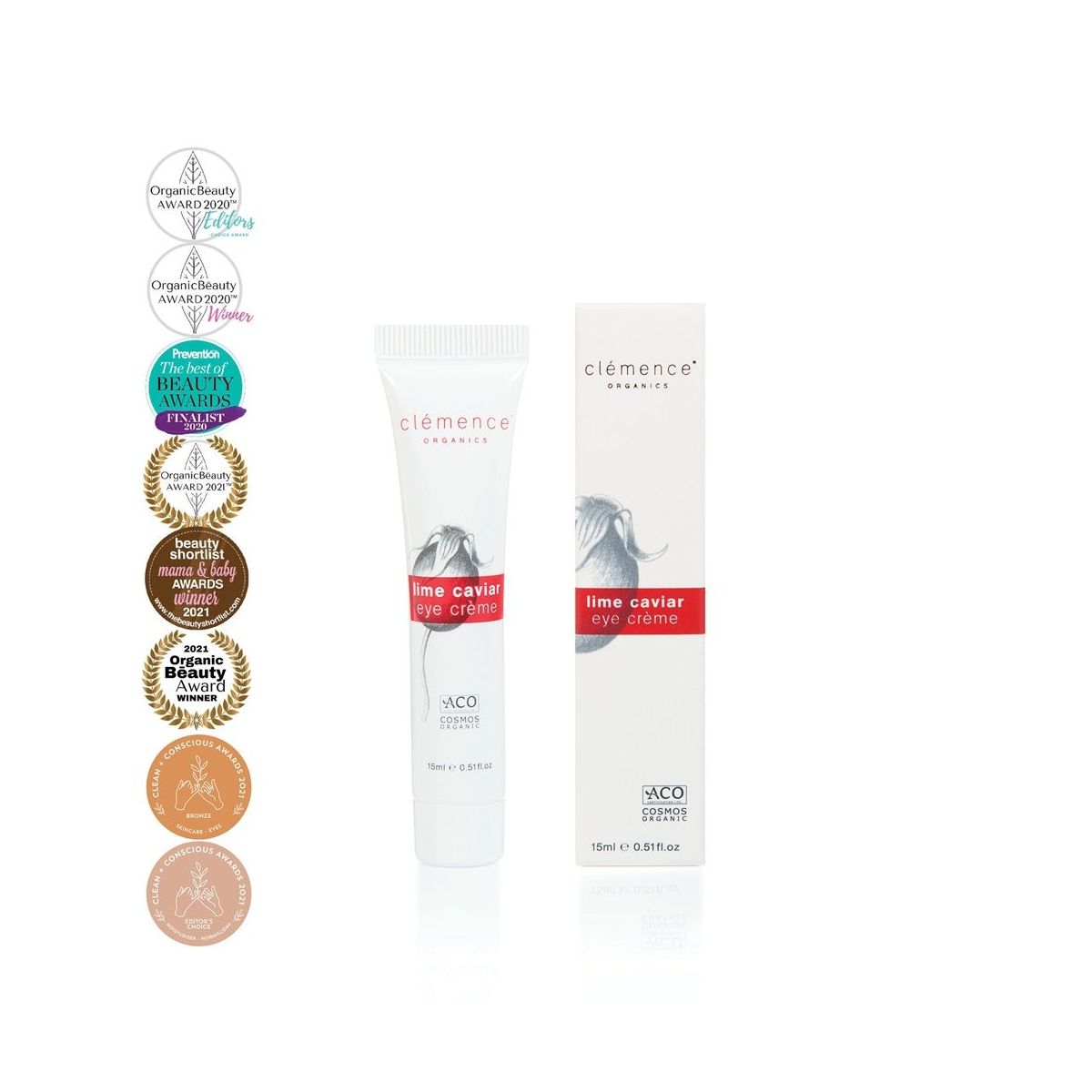 Buy Clemence Organics Lime Caviar Eye Creme Online