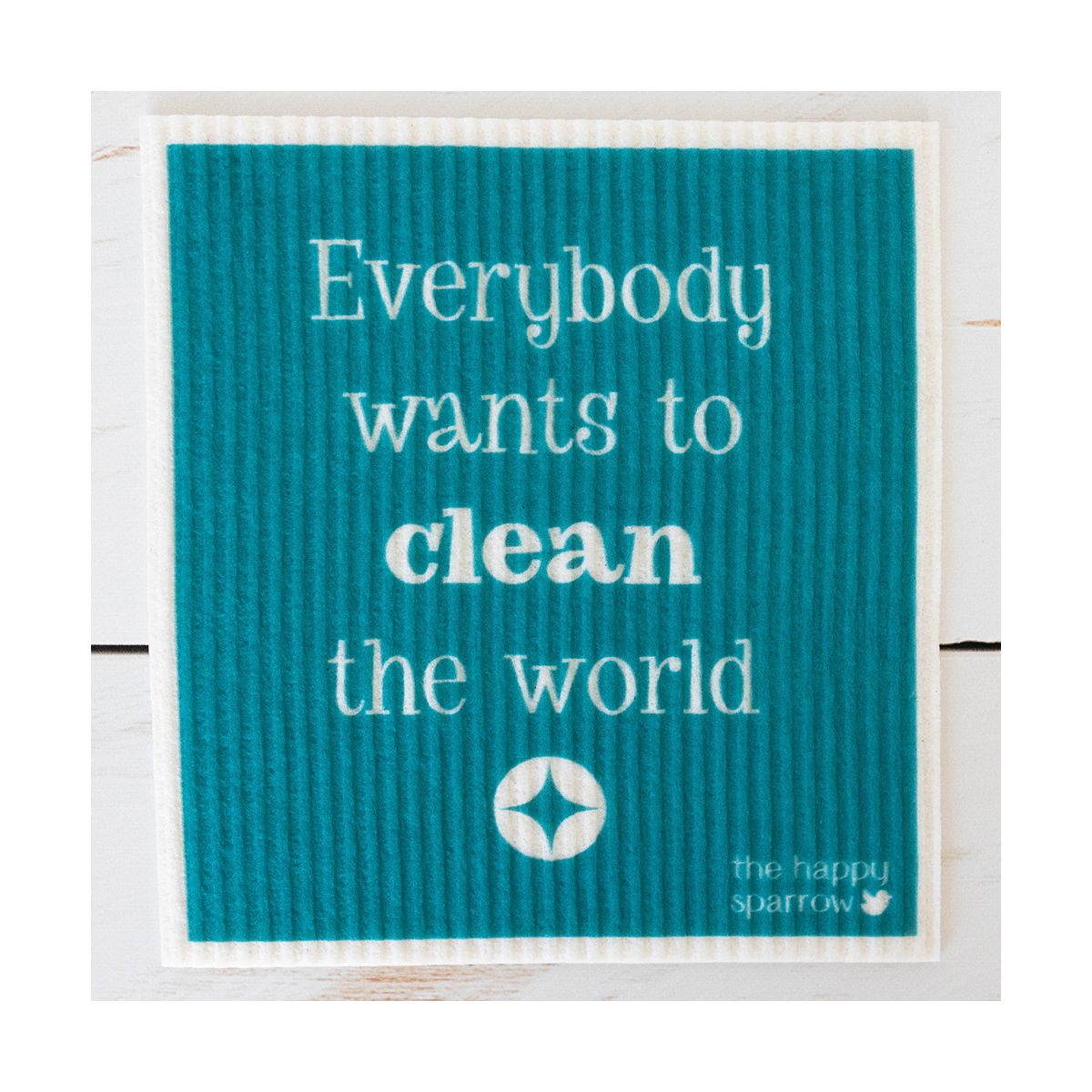 The Happy Sparrow Compostable Dish Cloth Song Puns 12 Pack