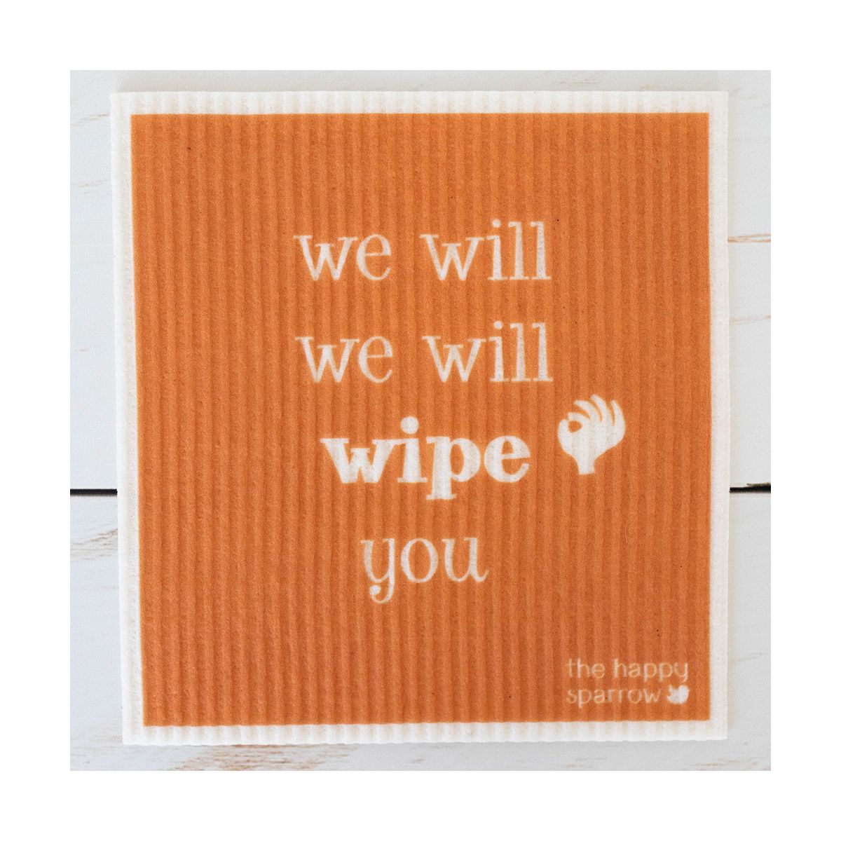 The Happy Sparrow Compostable Dish Cloth Song Puns 12 Pack