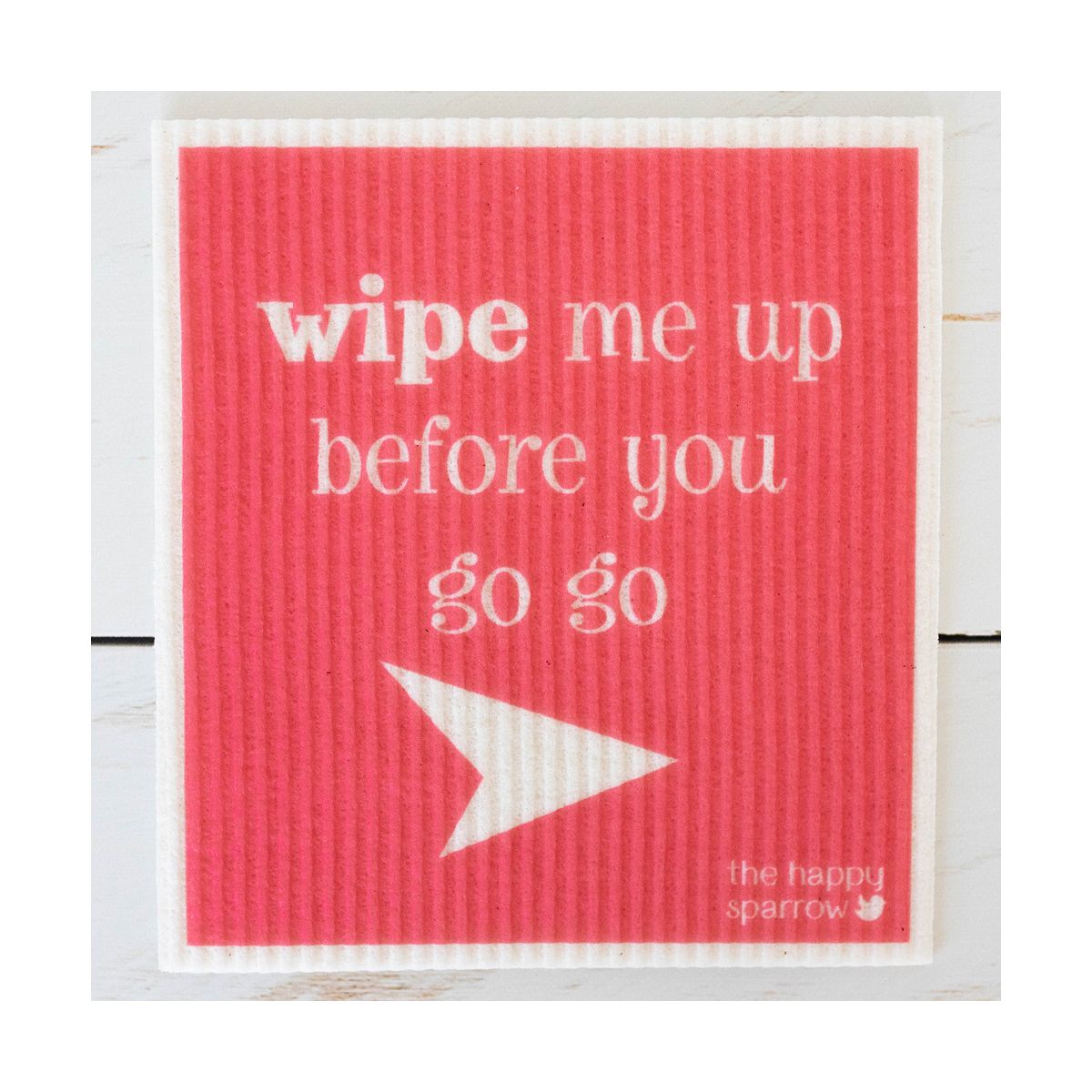 The Happy Sparrow Compostable Dish Cloth Song Puns 12 Pack