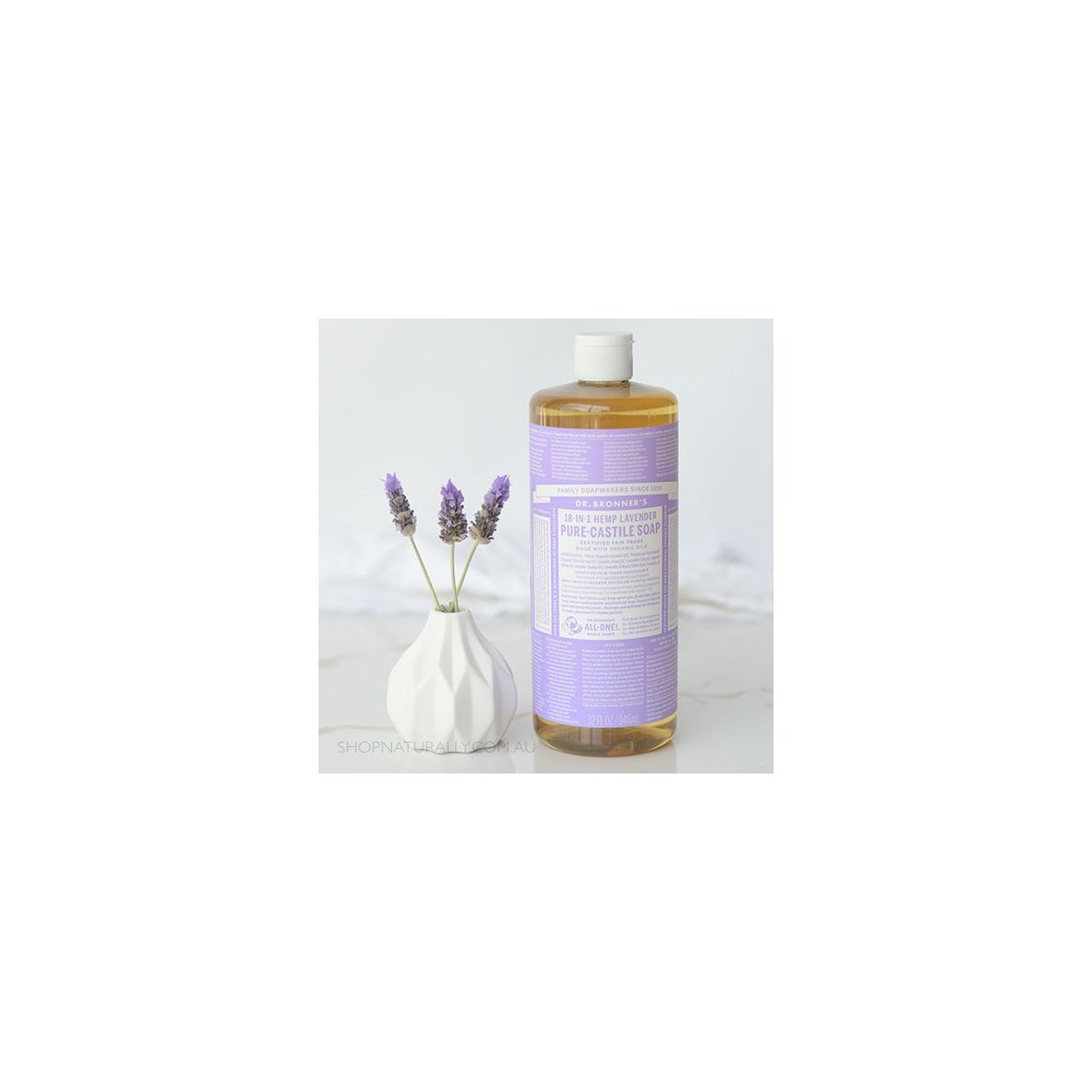 Dr Bronner's Pure Castile Soap Lavender 946ml