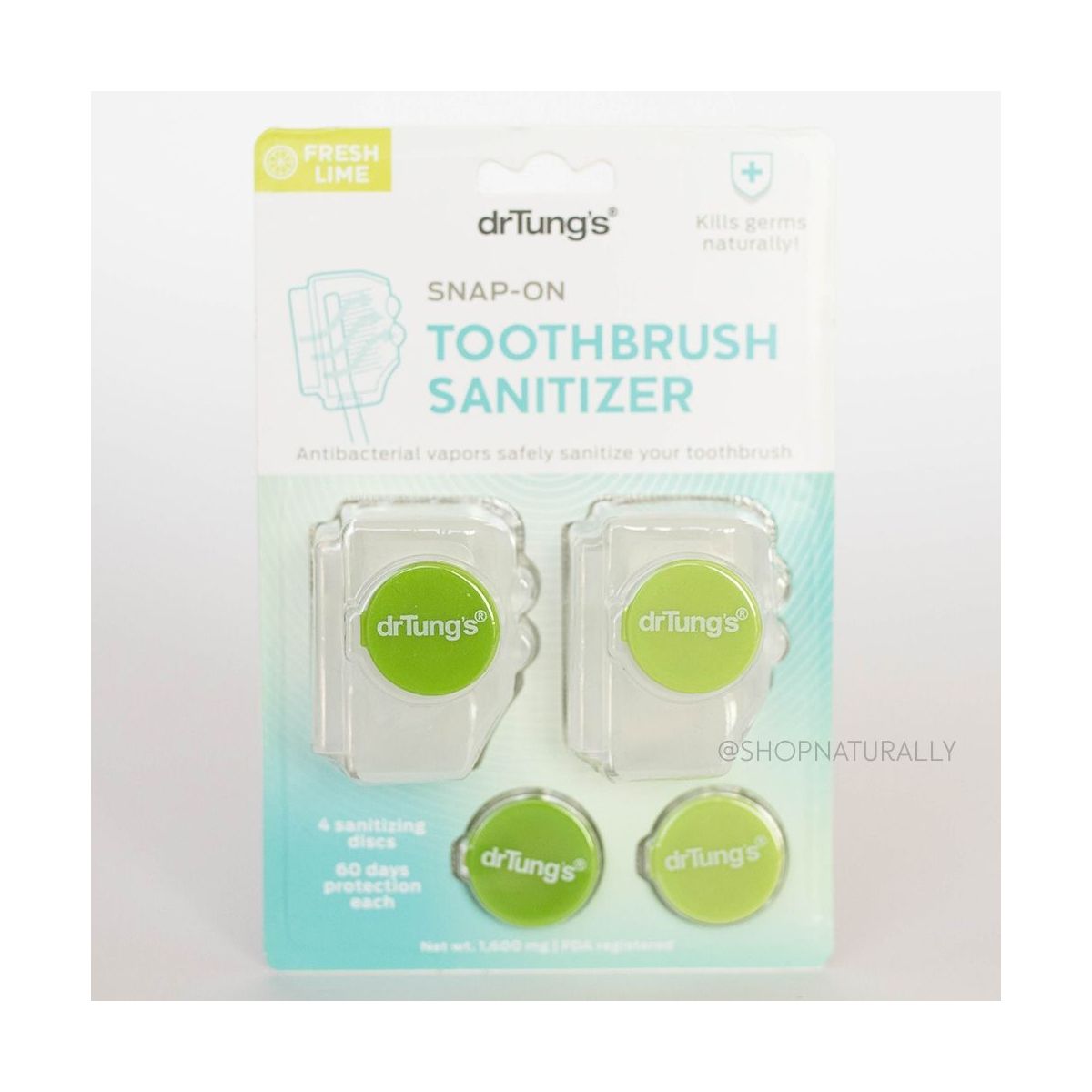 Dr Tung's Snap-On Toothbrush Sanitizer