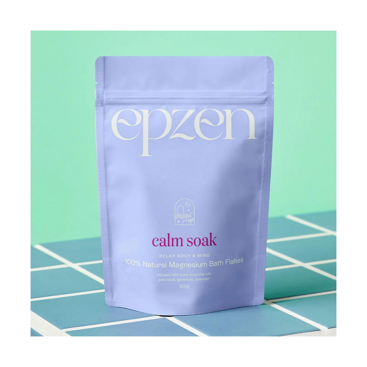 Epzen Magnesium Bath Flakes Calm Soak 500g